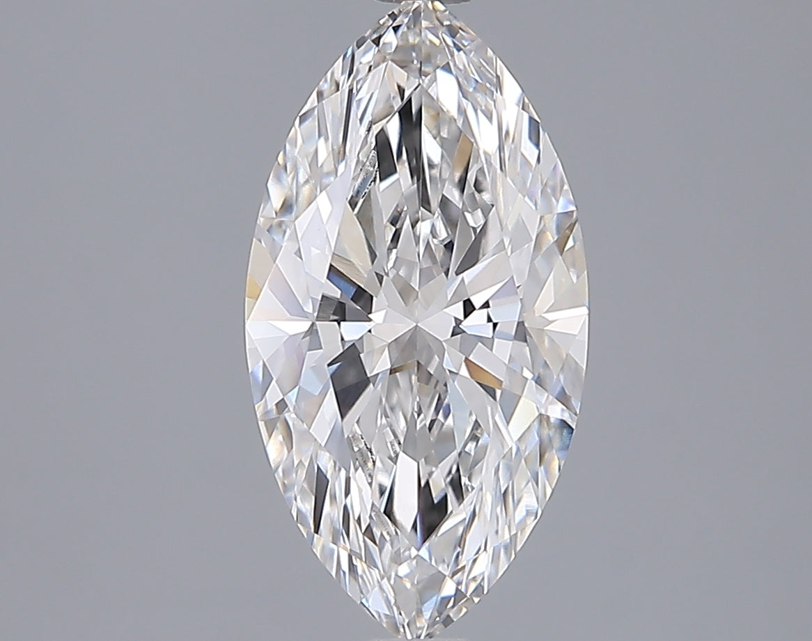 2.54 Carat Marquise Shaped, Ideal Cut, E Color, VVS1 Clarity, IGI Certified Lab Grown Diamond