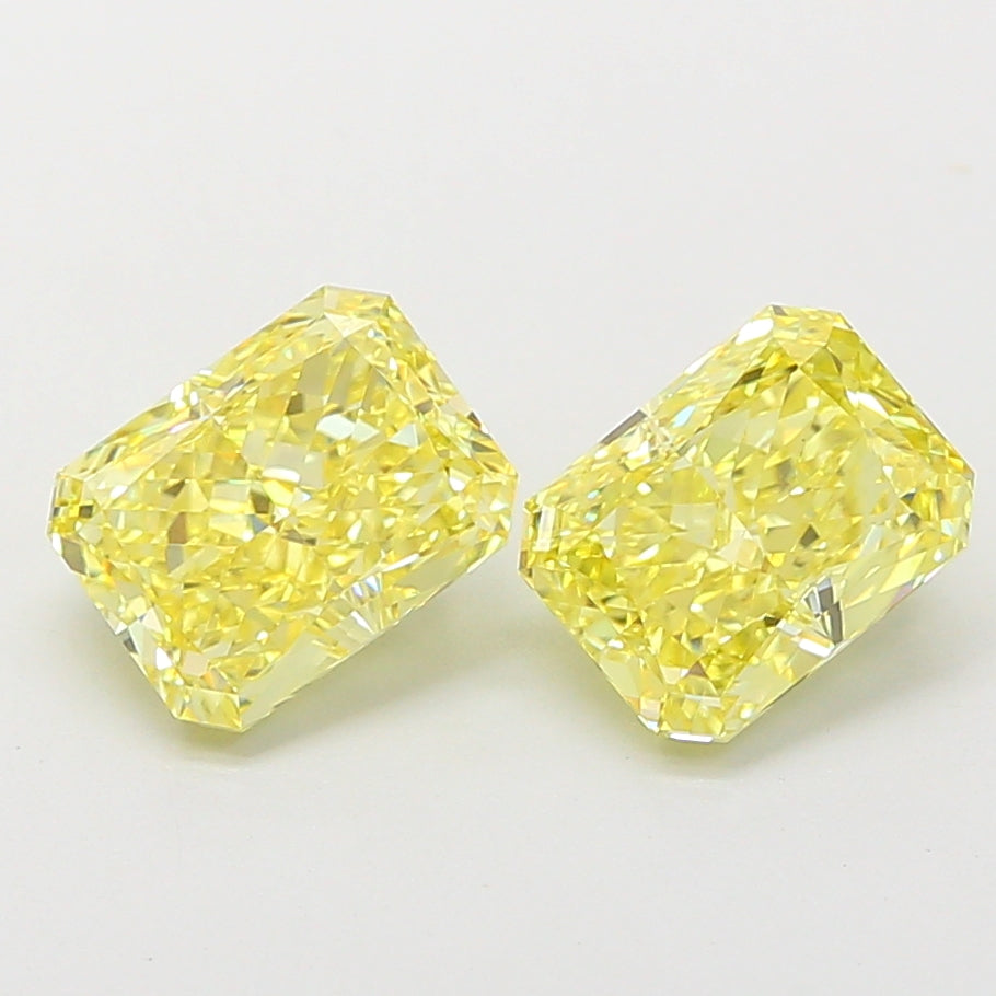 1.54 Carat Radiant Shaped, Excellent Cut, VVS2 Clarity, IGI Certified Lab Grown Diamond