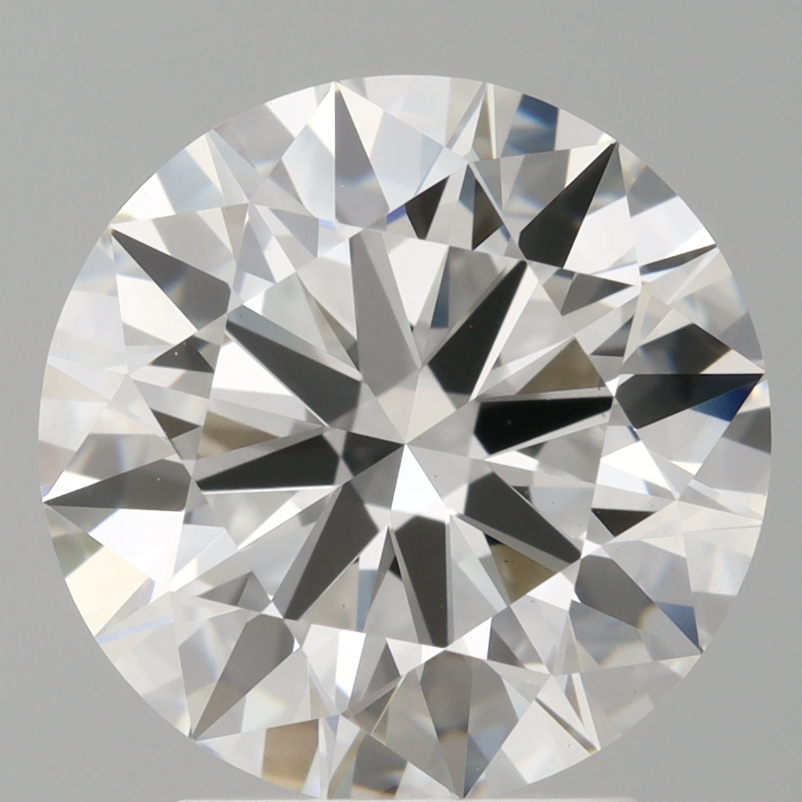 3.03 Carat Round Shaped, Ideal Cut, F Color, VVS2 Clarity, IGI Certified Lab Grown Diamond