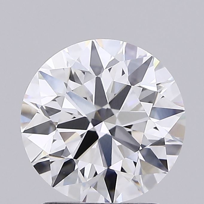 2.10 Carat Round Shaped, Ideal Cut, E Color, VVS2 Clarity, IGI Certified Lab Grown Diamond