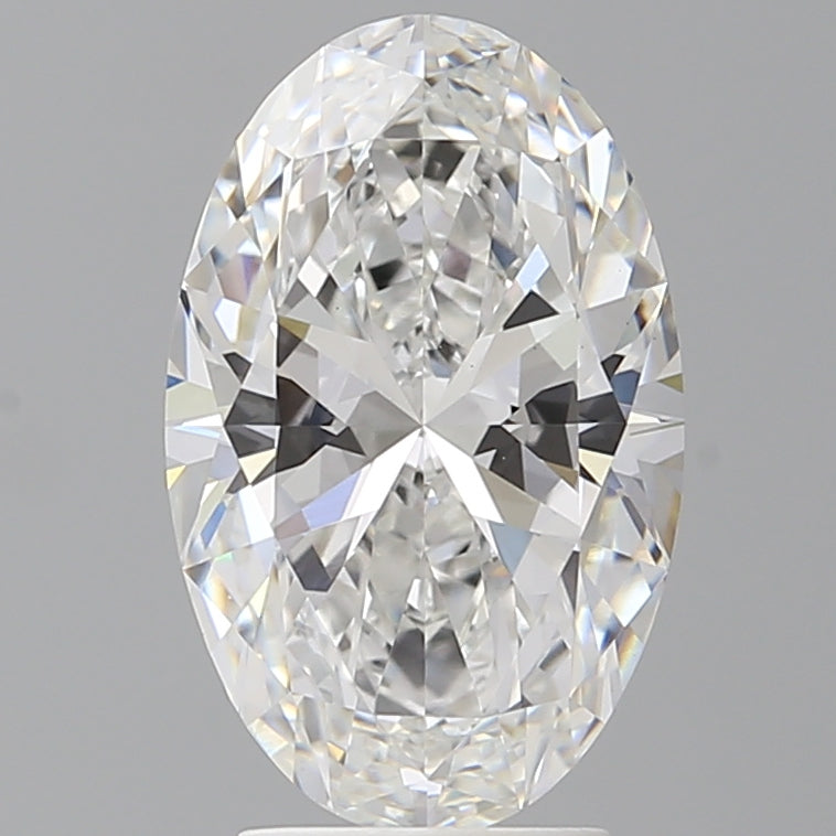 3.59 Carat Oval Shaped, Ideal Cut, E Color, VS1 Clarity, IGI Certified Lab Grown Diamond