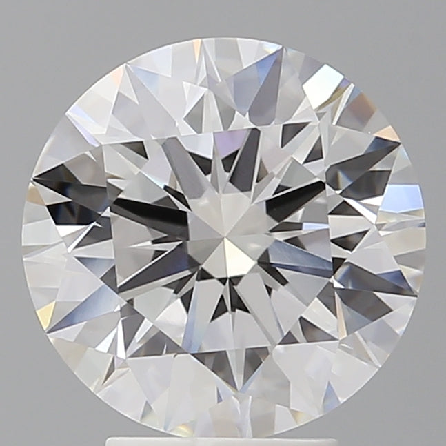 4.09 Carat Round Shaped, Ideal Cut, E Color, VVS2 Clarity, IGI Certified Lab Grown Diamond