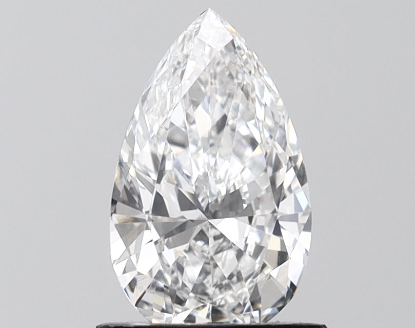 1.09 Carat Pear Shaped, Excellent Cut, D Color, VVS2 Clarity, IGI Certified Lab Grown Diamond