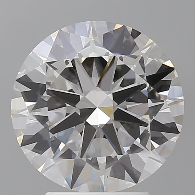 3.53 Carat Round Shaped, Excellent Cut, F Color, VVS2 Clarity, IGI Certified Lab Grown Diamond