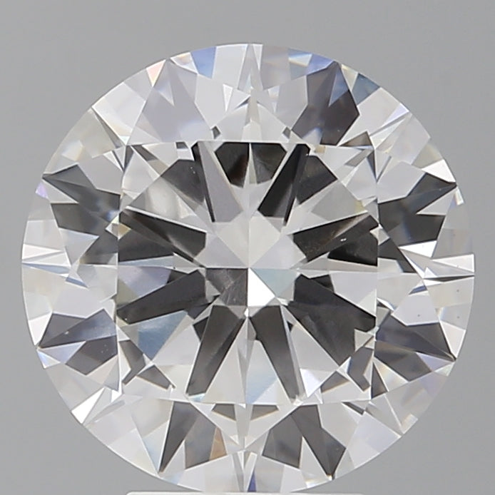 5.01 Carat Round Shaped, Excellent Cut, E Color, VVS2 Clarity, IGI Certified Lab Grown Diamond