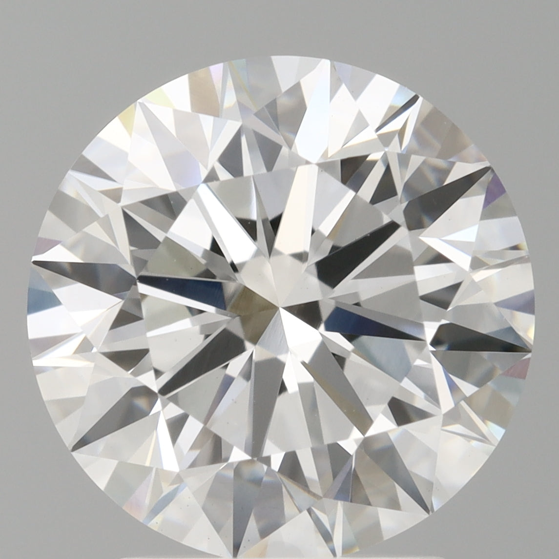 3.00 Carat Round Shaped, Excellent Cut, F Color, VVS2 Clarity, IGI Certified Lab Grown Diamond