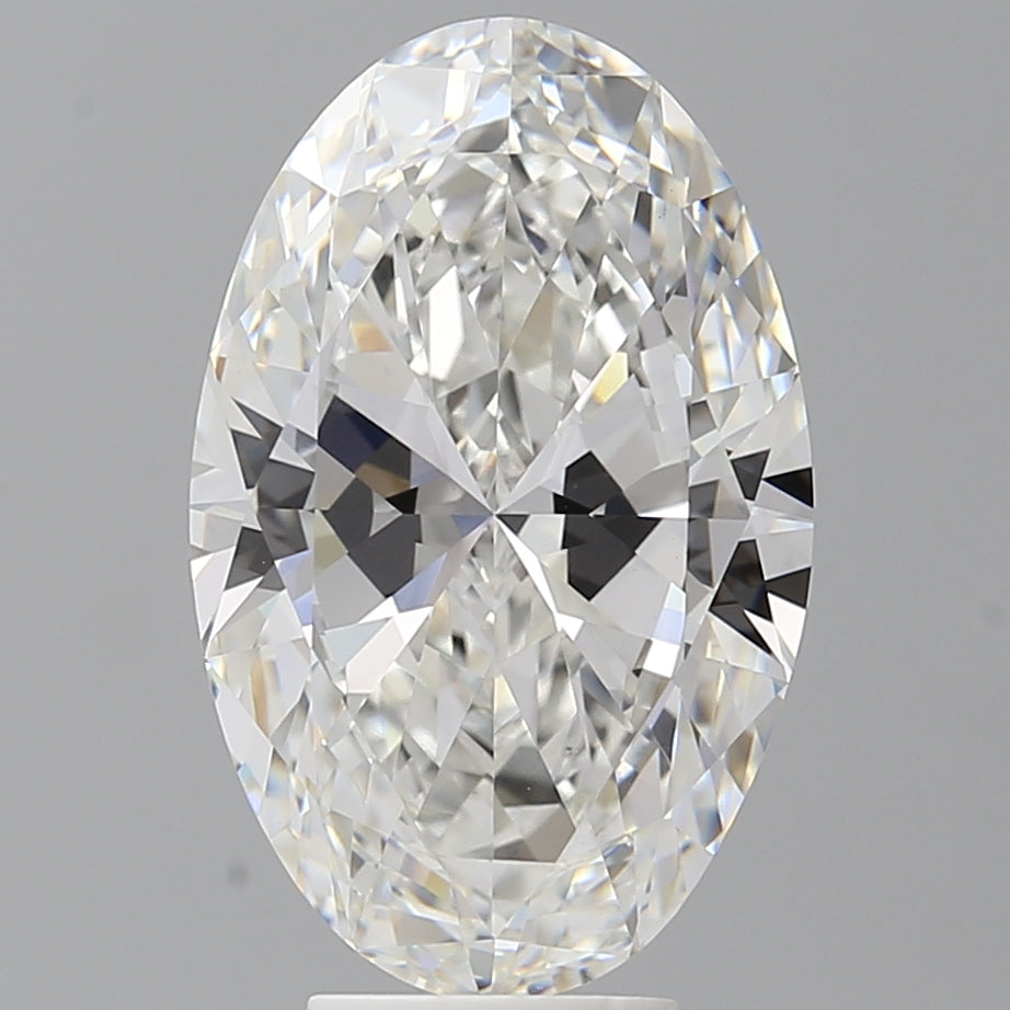 6.02 Carat Oval Shaped, Ideal Cut, E Color, VVS2 Clarity, IGI Certified Lab Grown Diamond