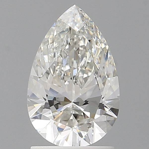 1.58 Carat Pear Shaped, Ideal Cut, F Color, VVS2 Clarity, IGI Certified Lab Grown Diamond