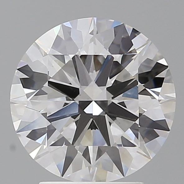 3.07 Carat Round Shaped, Ideal Cut, F Color, VVS2 Clarity, IGI Certified Lab Grown Diamond