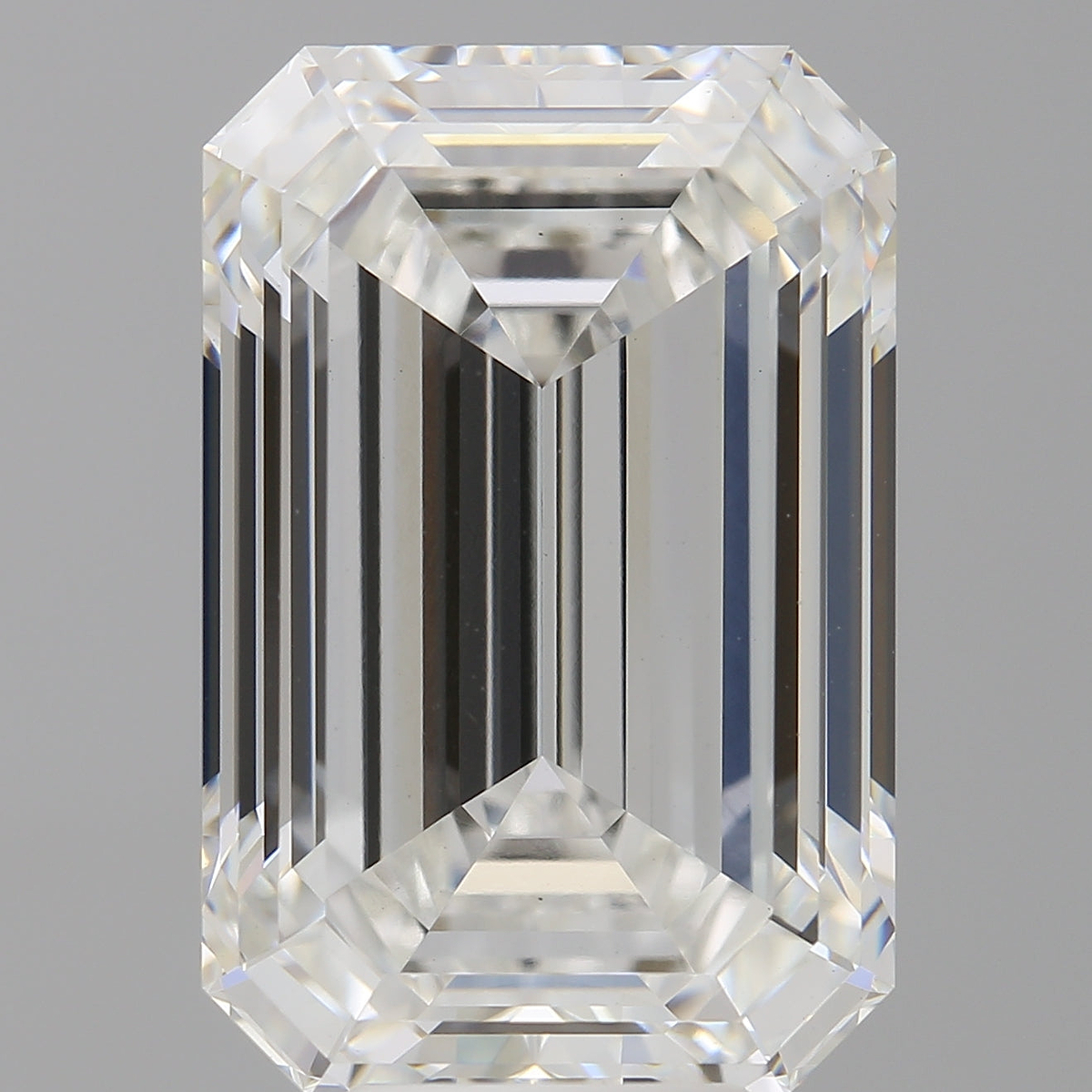 9.09 Carat Emerald Shaped, Ideal Cut, F Color, VS1 Clarity, IGI Certified Lab Grown Diamond