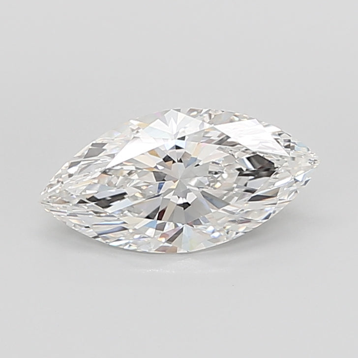 4.04 Carat Marquise Shaped, Ideal Cut, F Color, VVS2 Clarity, IGI Certified Lab Grown Diamond