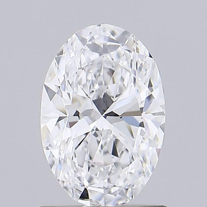 0.92 Carat Oval Shaped, Ideal Cut, D Color, IF Clarity, IGI Certified Lab Grown Diamond