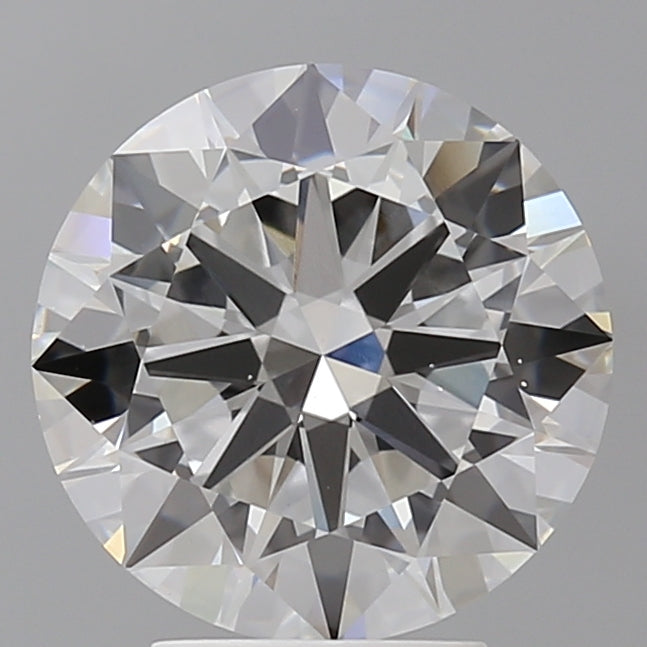 4.00 Carat Round Shaped, Excellent Cut, F Color, VS1 Clarity, IGI Certified Lab Grown Diamond