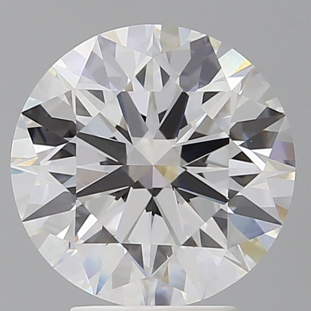 4.04 Carat Round Shaped, Ideal Cut, E Color, VVS2 Clarity, IGI Certified Lab Grown Diamond