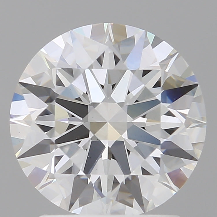 2.06 Carat Round Shaped, Ideal Cut, E Color, VVS2 Clarity, IGI Certified Lab Grown Diamond