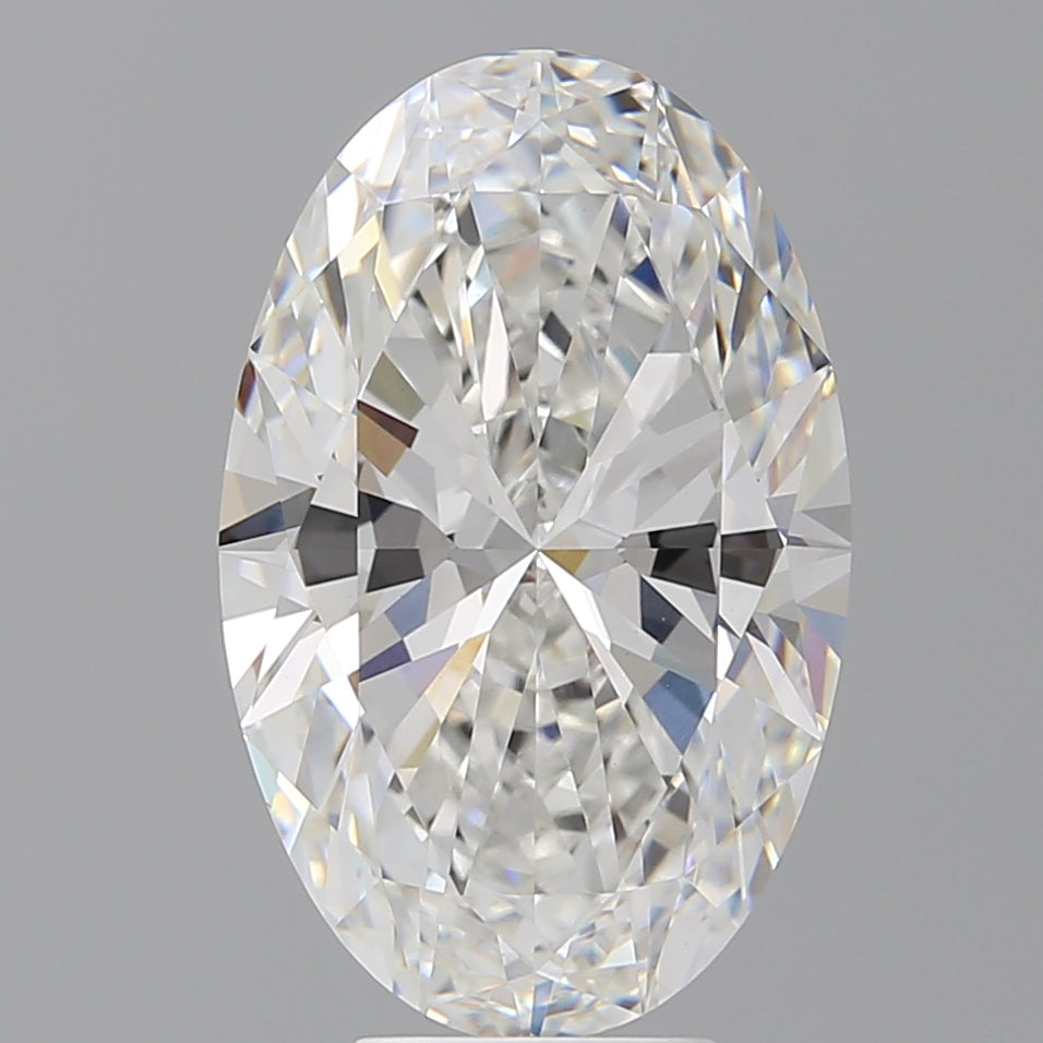 6.60 Carat Oval Shaped, Ideal Cut, F Color, VVS2 Clarity, IGI Certified Lab Grown Diamond