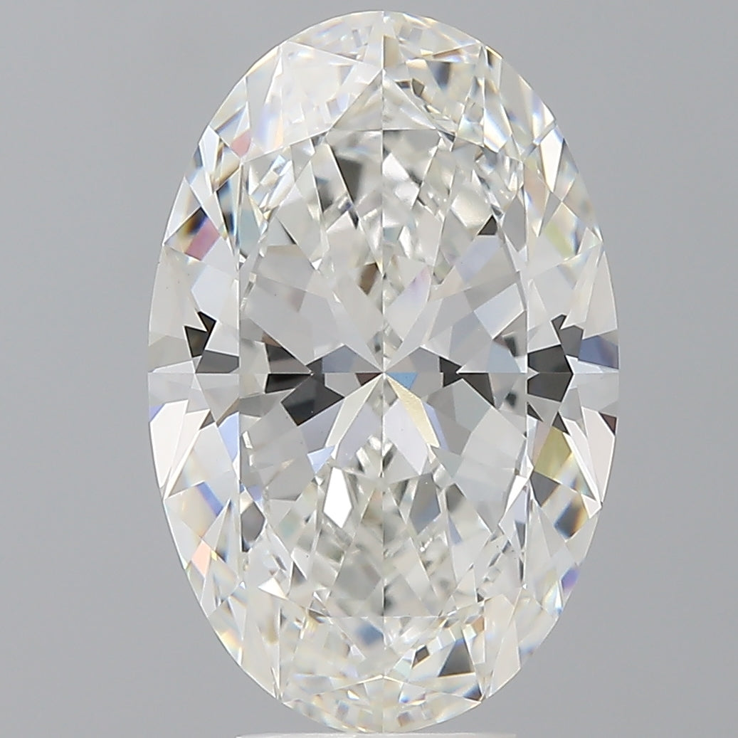 6.08 Carat Oval Shaped, Ideal Cut, F Color, VVS2 Clarity, IGI Certified Lab Grown Diamond