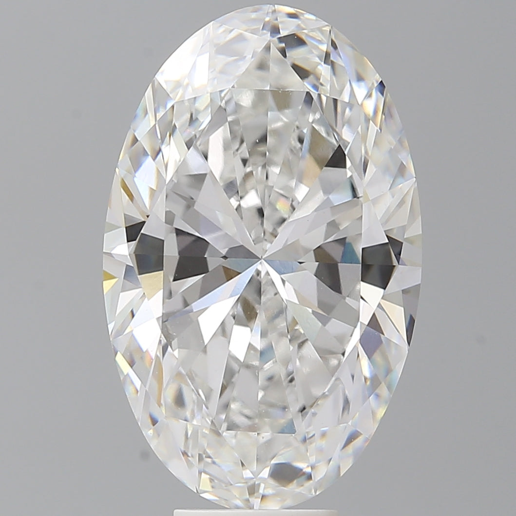 9.10 Carat Oval Shaped, Ideal Cut, E Color, VVS2 Clarity, IGI Certified Lab Grown Diamond