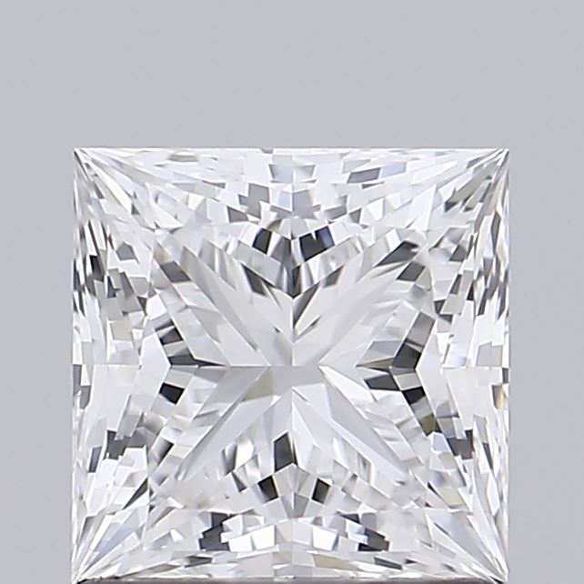 1.51 Carat Princess Shaped, Ideal Cut, D Color, VVS1 Clarity, IGI Certified Lab Grown Diamond