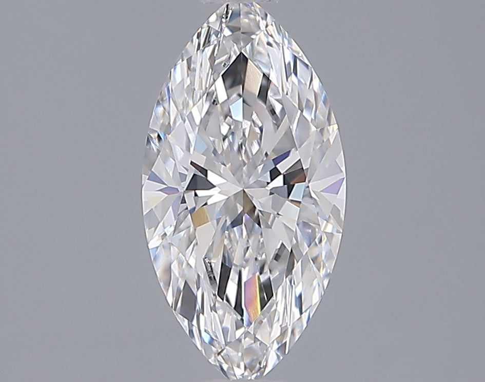 1.29 Carat Marquise Shaped, Ideal Cut, D Color, VVS2 Clarity, IGI Certified Lab Grown Diamond