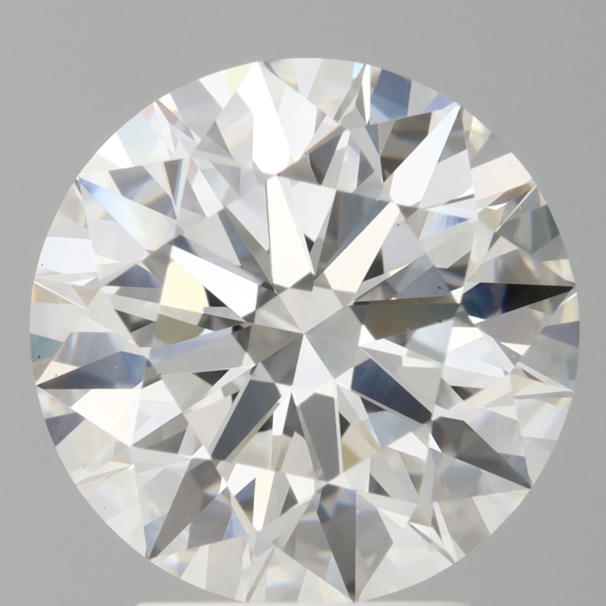 3.57 Carat Round Shaped, Ideal Cut, F Color, VVS2 Clarity, IGI Certified Lab Grown Diamond