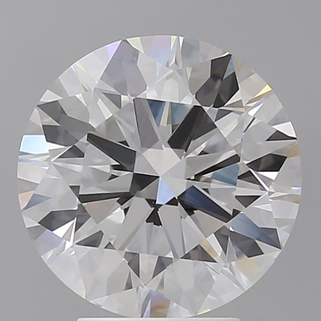 4.09 Carat Round Shaped, Ideal Cut, E Color, VVS2 Clarity, IGI Certified Lab Grown Diamond