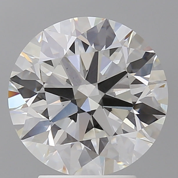 3.56 Carat Round Shaped, Ideal Cut, F Color, VVS2 Clarity, IGI Certified Lab Grown Diamond