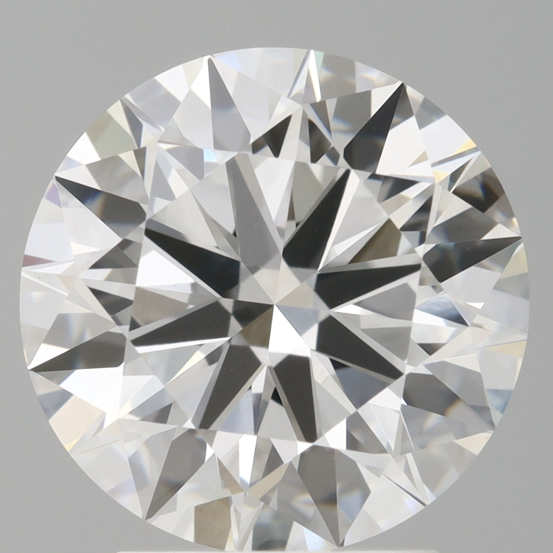 3.03 Carat Round Shaped, Ideal Cut, E Color, VVS2 Clarity, IGI Certified Lab Grown Diamond