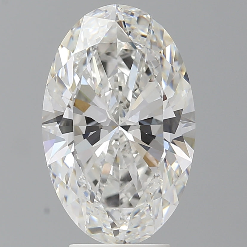 4.55 Carat Oval Shaped, Ideal Cut, E Color, VVS2 Clarity, IGI Certified Lab Grown Diamond