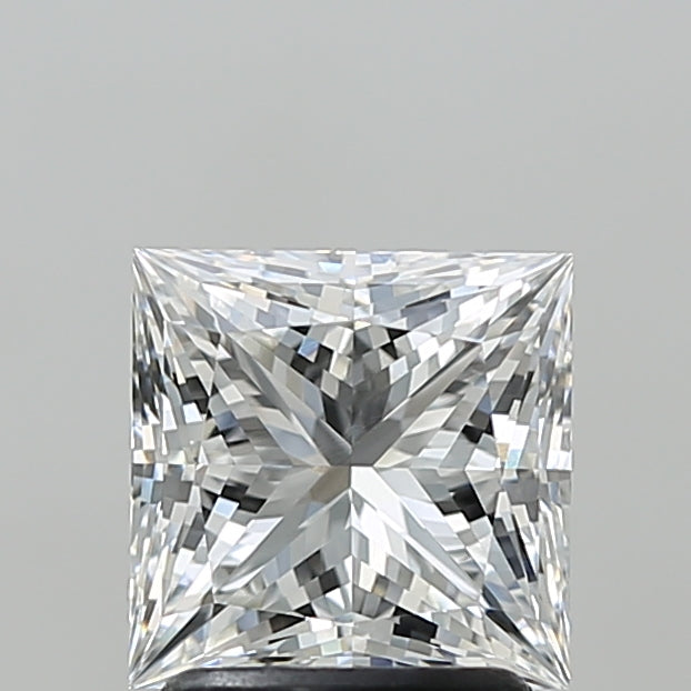 2.07 Carat Princess Shaped, Ideal Cut, E Color, VVS2 Clarity, IGI Certified Lab Grown Diamond
