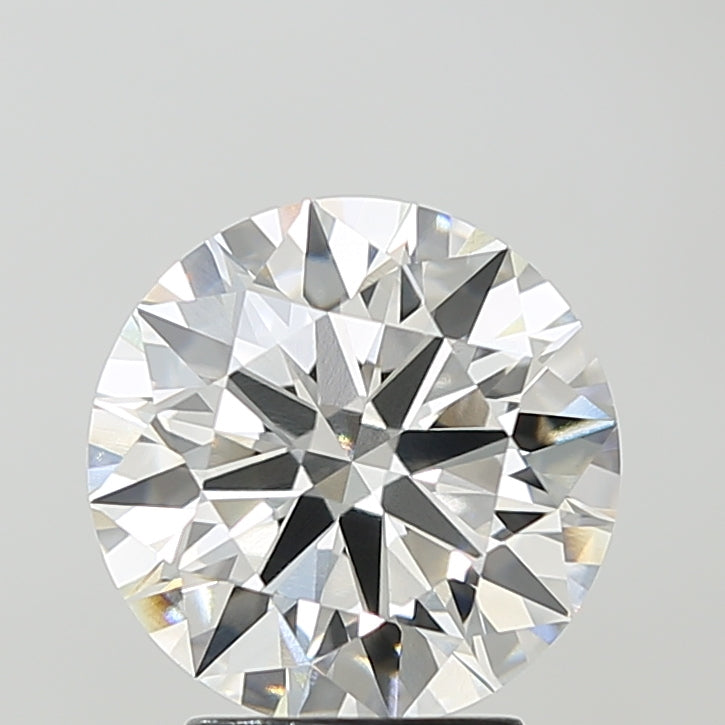 3.10 Carat Round Shaped, Ideal Cut, F Color, VVS2 Clarity, IGI Certified Lab Grown Diamond