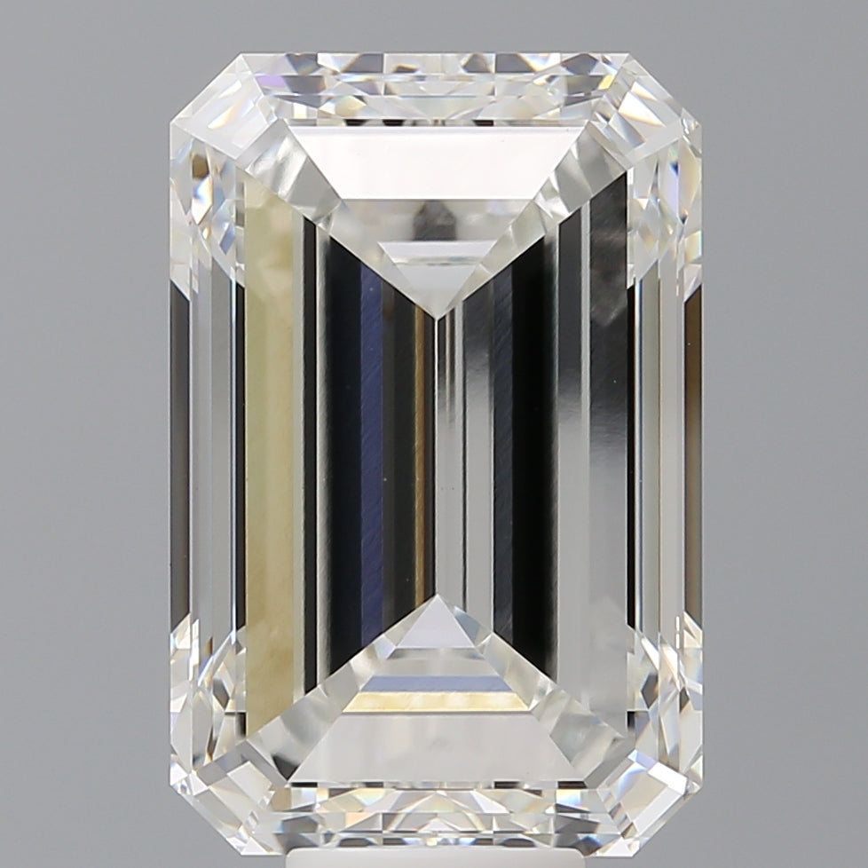 11.99 Carat Emerald Shaped, Very Good Cut, G Color, VVS2 Clarity, IGI Certified Lab Grown Diamond
