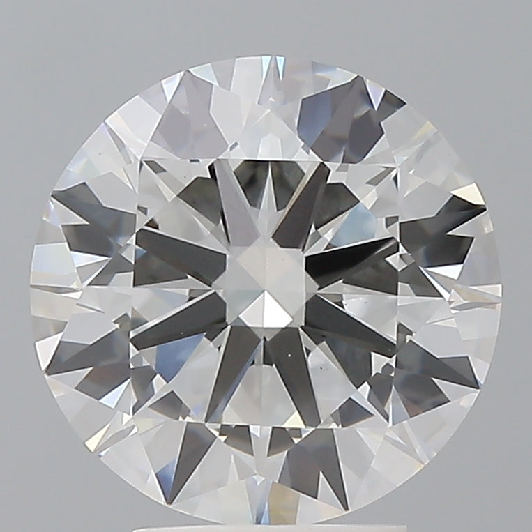 4.02 Carat Round Shaped, Excellent Cut, E Color, VVS2 Clarity, IGI Certified Lab Grown Diamond