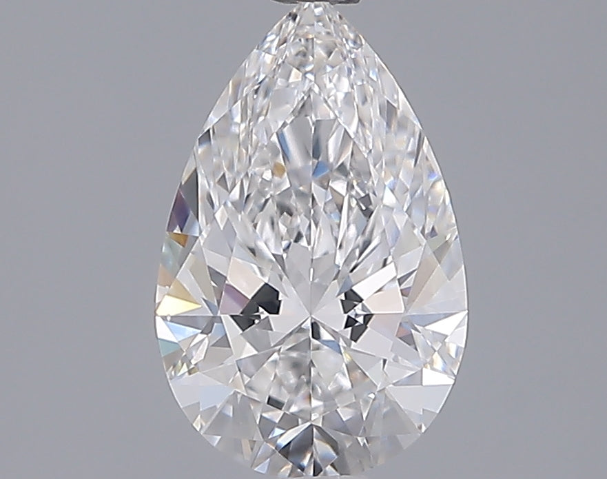 1.56 Carat Pear Shaped, Ideal Cut, D Color, VVS2 Clarity, IGI Certified Lab Grown Diamond