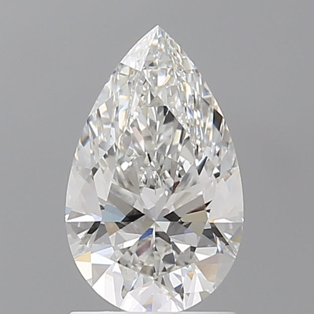 1.53 Carat Pear Shaped, Ideal Cut, E Color, VVS2 Clarity, IGI Certified Lab Grown Diamond