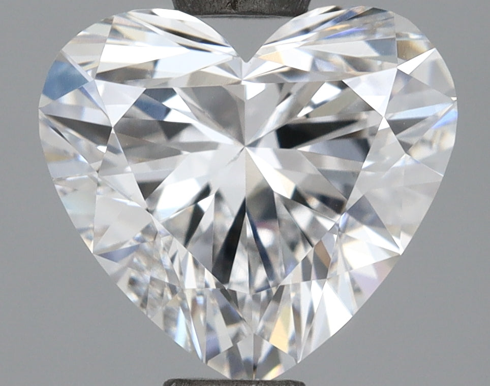 1.57 Carat Heart Shaped, Excellent Cut, D Color, VVS1 Clarity, IGI Certified Lab Grown Diamond