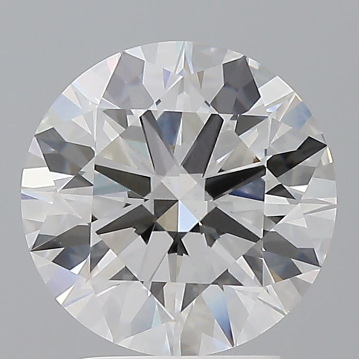 3.03 Carat Round Shaped, Ideal Cut, F Color, VVS2 Clarity, IGI Certified Lab Grown Diamond