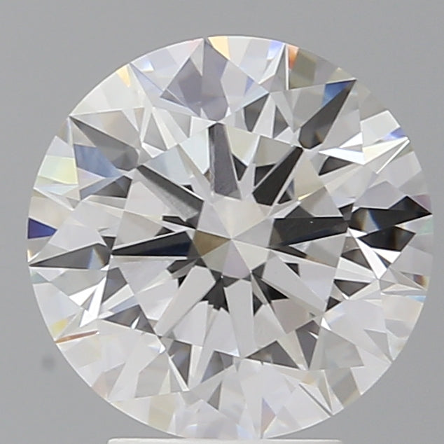 4.06 Carat Round Shaped, Ideal Cut, E Color, VVS2 Clarity, IGI Certified Lab Grown Diamond