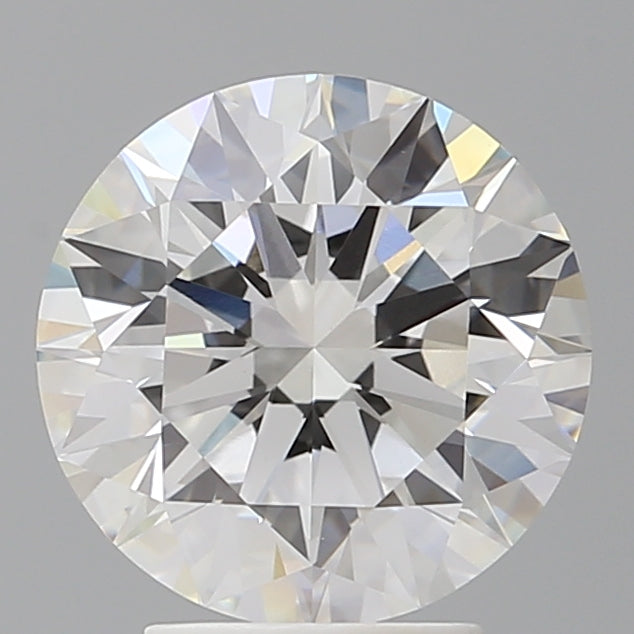 3.54 Carat Round Shaped, Ideal Cut, F Color, VVS2 Clarity, IGI Certified Lab Grown Diamond