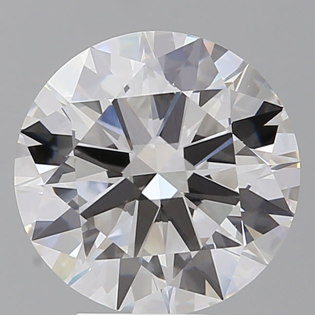 4.01 Carat Round Shaped, Excellent Cut, E Color, VVS2 Clarity, IGI Certified Lab Grown Diamond