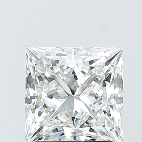2.06 Carat Princess Shaped, Ideal Cut, D Color, VS1 Clarity, IGI Certified Lab Grown Diamond
