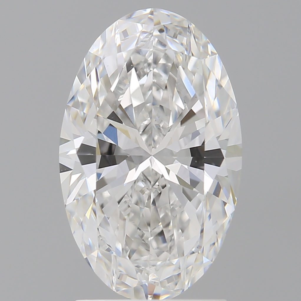 2.52 Carat Oval Shaped, Ideal Cut, E Color, VVS2 Clarity, IGI Certified Lab Grown Diamond