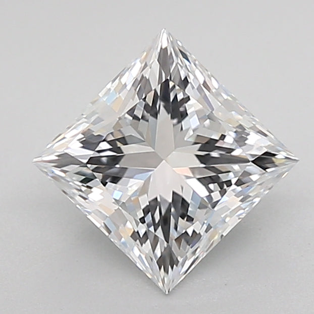1.64 Carat Princess Shaped, Very Good Cut, E Color, IF Clarity, IGI Certified Lab Grown Diamond