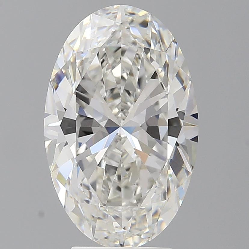 4.58 Carat Oval Shaped, Ideal Cut, F Color, VS1 Clarity, IGI Certified Lab Grown Diamond