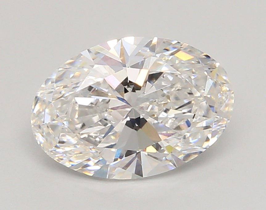 2.55 Carat Oval Shaped, Ideal Cut, E Color, VVS2 Clarity, IGI Certified Lab Grown Diamond
