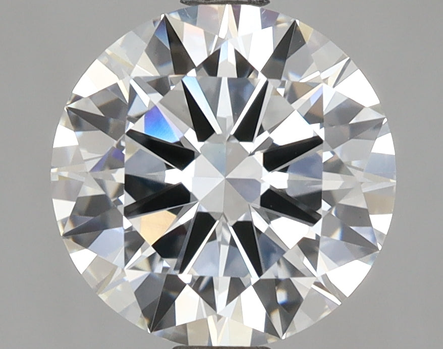 2.98 Carat Round Shaped, Excellent Cut, E Color, VVS2 Clarity, IGI Certified Lab Grown Diamond