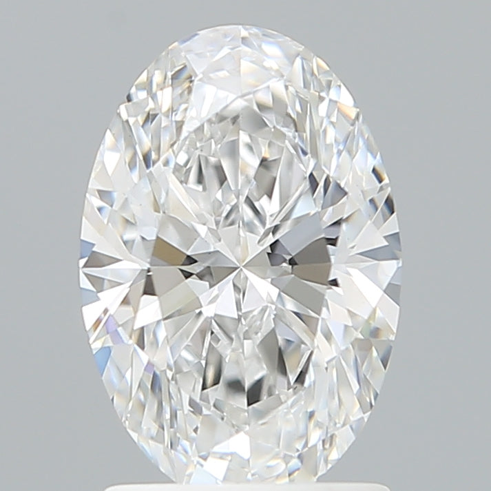 1.71 Carat Oval Shaped, Ideal Cut, D Color, VVS2 Clarity, IGI Certified Lab Grown Diamond