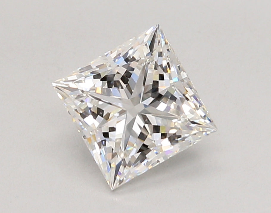 2.05 Carat Princess Shaped, Ideal Cut, E Color, VVS1 Clarity, IGI Certified Lab Grown Diamond