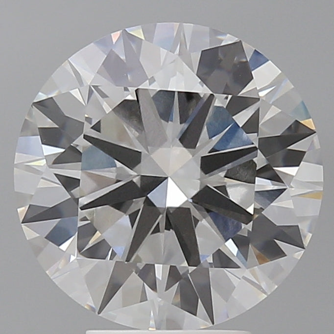 5.10 Carat Round Shaped, Excellent Cut, F Color, VVS2 Clarity, IGI Certified Lab Grown Diamond