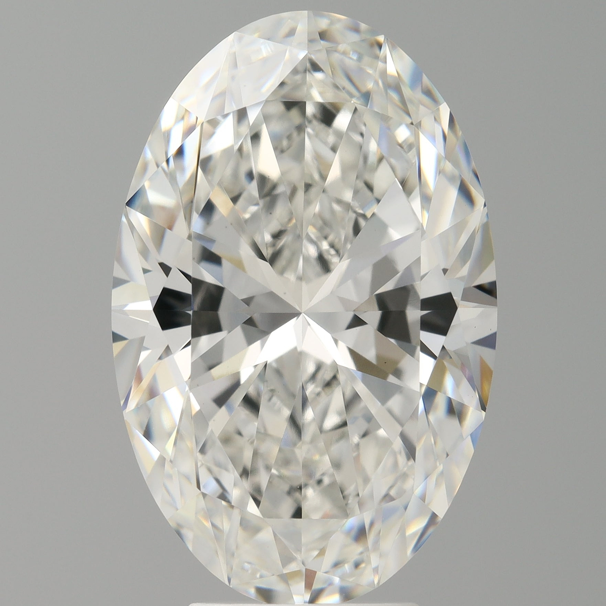 6.11 Carat Oval Shaped, Ideal Cut, F Color, VVS2 Clarity, IGI Certified Lab Grown Diamond